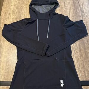 Stio - Black Fleece Lined Tech Hoodie